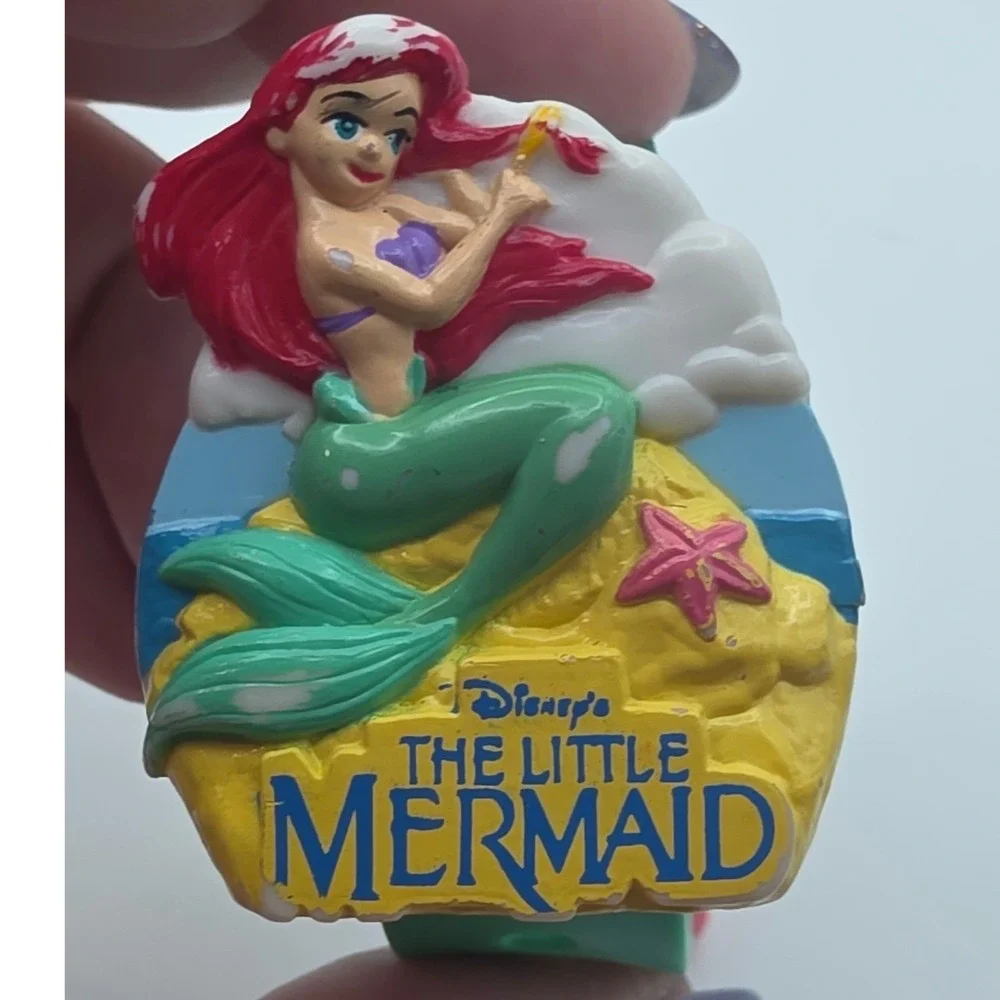Disney The Little Mermaid Watch OS Green Fair Hope Industries Ariel Flip Top